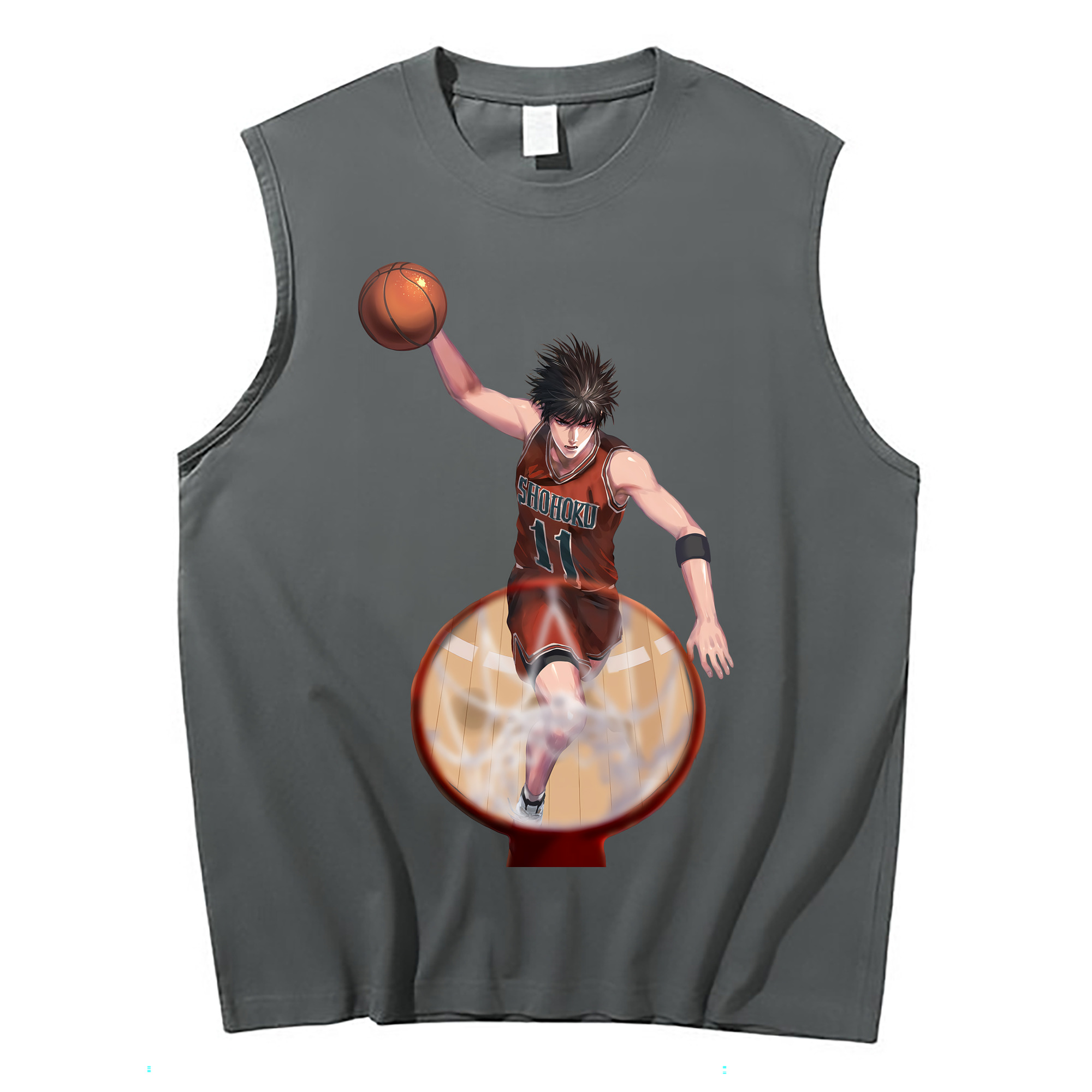 （画像用） SLAM DUNK／スラムダンク コットン100％タンクトップ（フロントプリント）